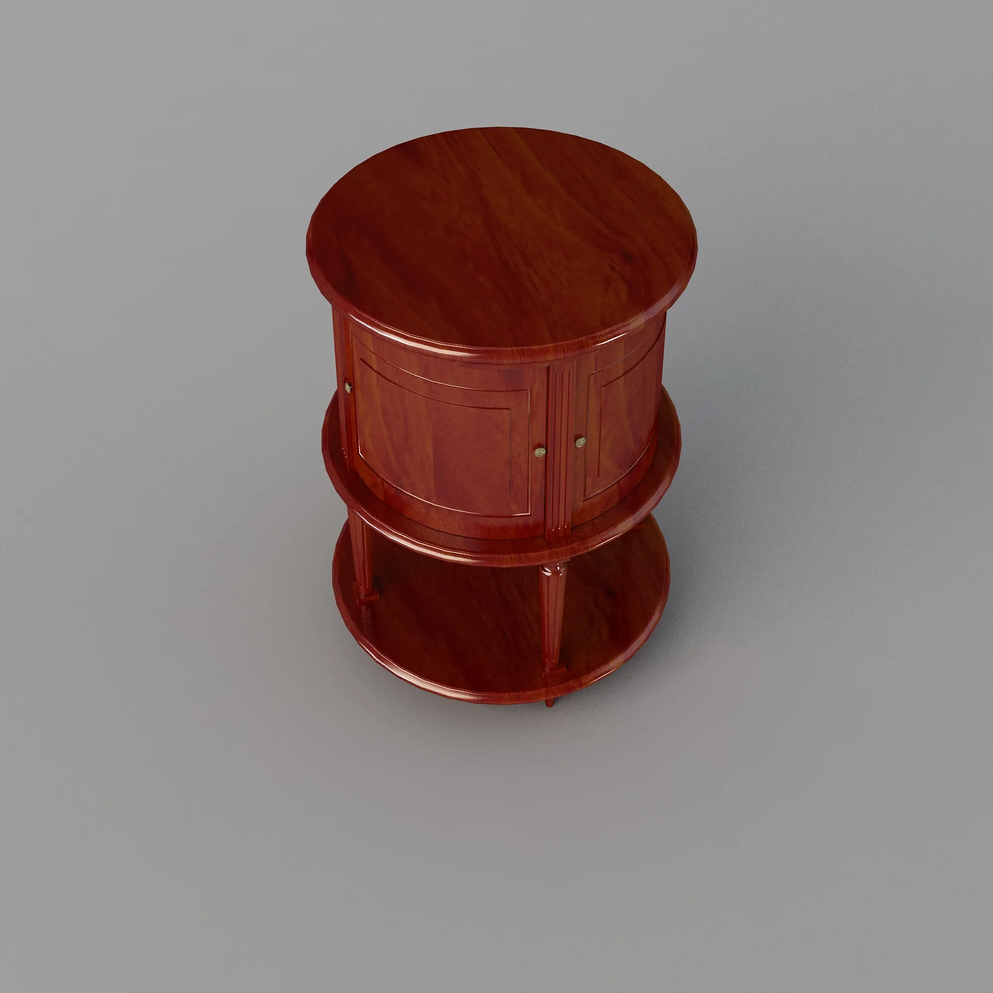 Nightstand 3D Model .c4d .max .obj .3ds .fbx .stl .blend 