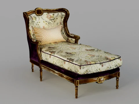 Chaise longue 3D Model