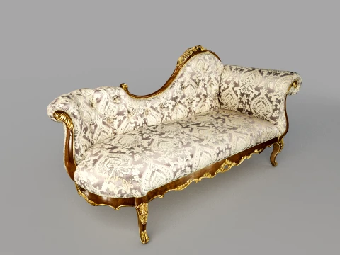Chaise longue 3Dモデル