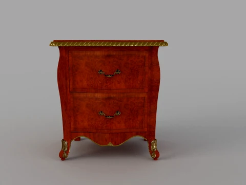 Table de nuit Modèle 3D