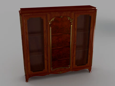 Vitrine Modèle 3D