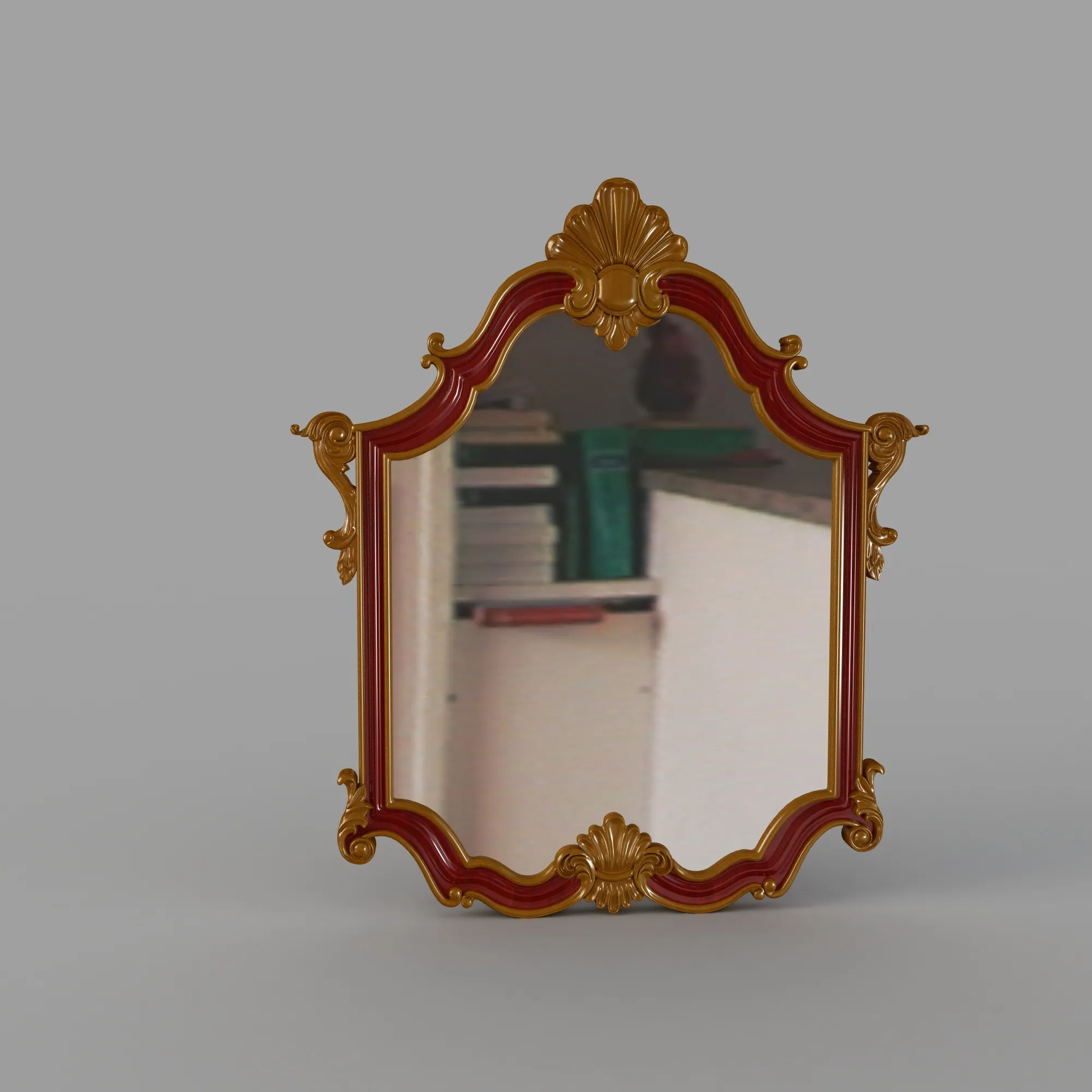 Dressing mirror 3D Model .c4d .max .obj .3ds .fbx .stl .blend 
