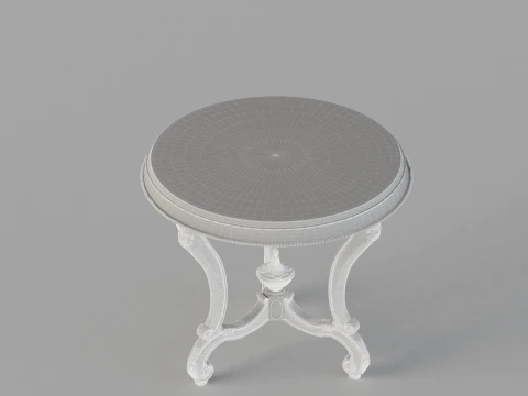 Corner table 3D Model