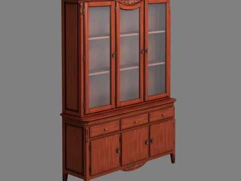 Bookcase Model 3D