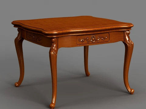 Mahjong table 3D 모델