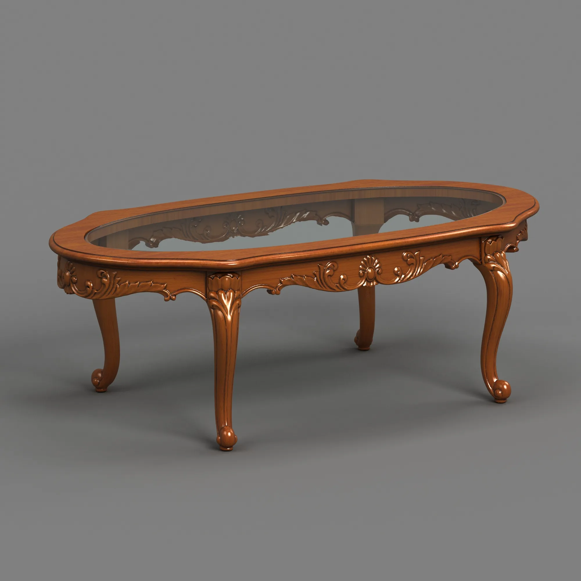 Coffee table 3D Model .c4d .max .obj .3ds .fbx .stl .blend 