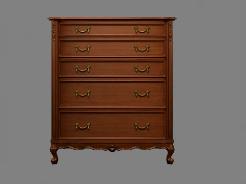 Chest of drawers 3D Model