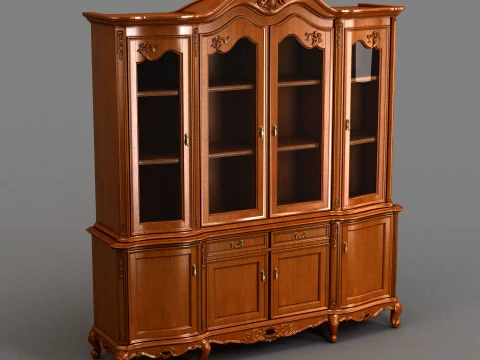 Bookcase Model 3D