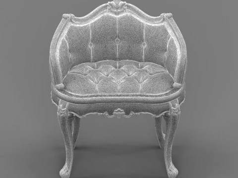 Dressing Stool 3D Model