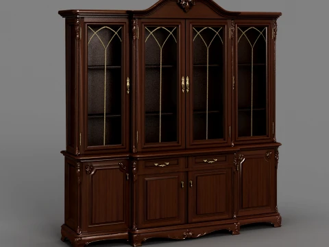 Bookcase 3D Model