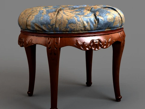 Dressing Stool 3D Model