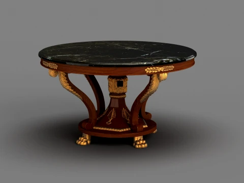 Round table 3D Model
