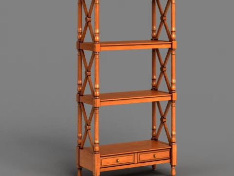 Bookshelf 3D 모델