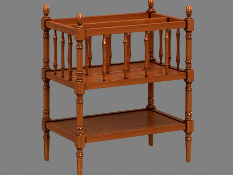 Bookshelf 3D 모델