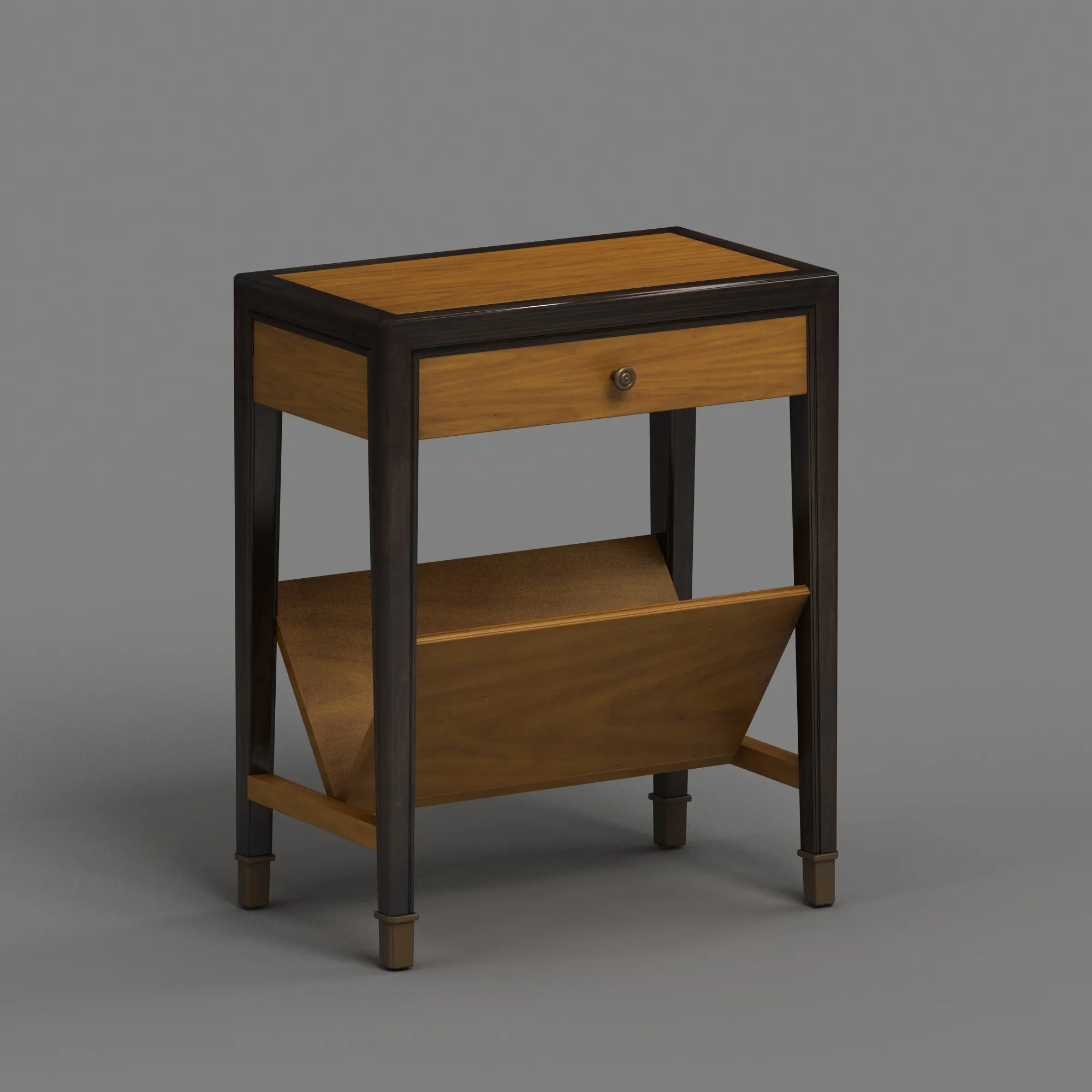 Bookshelf 3D Model .c4d .max .obj .3ds .fbx .stl .blend 