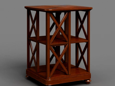 Bookshelf 3D Model