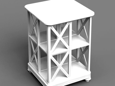 Bookshelf 3D Model