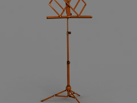 Music Stand 3D Model