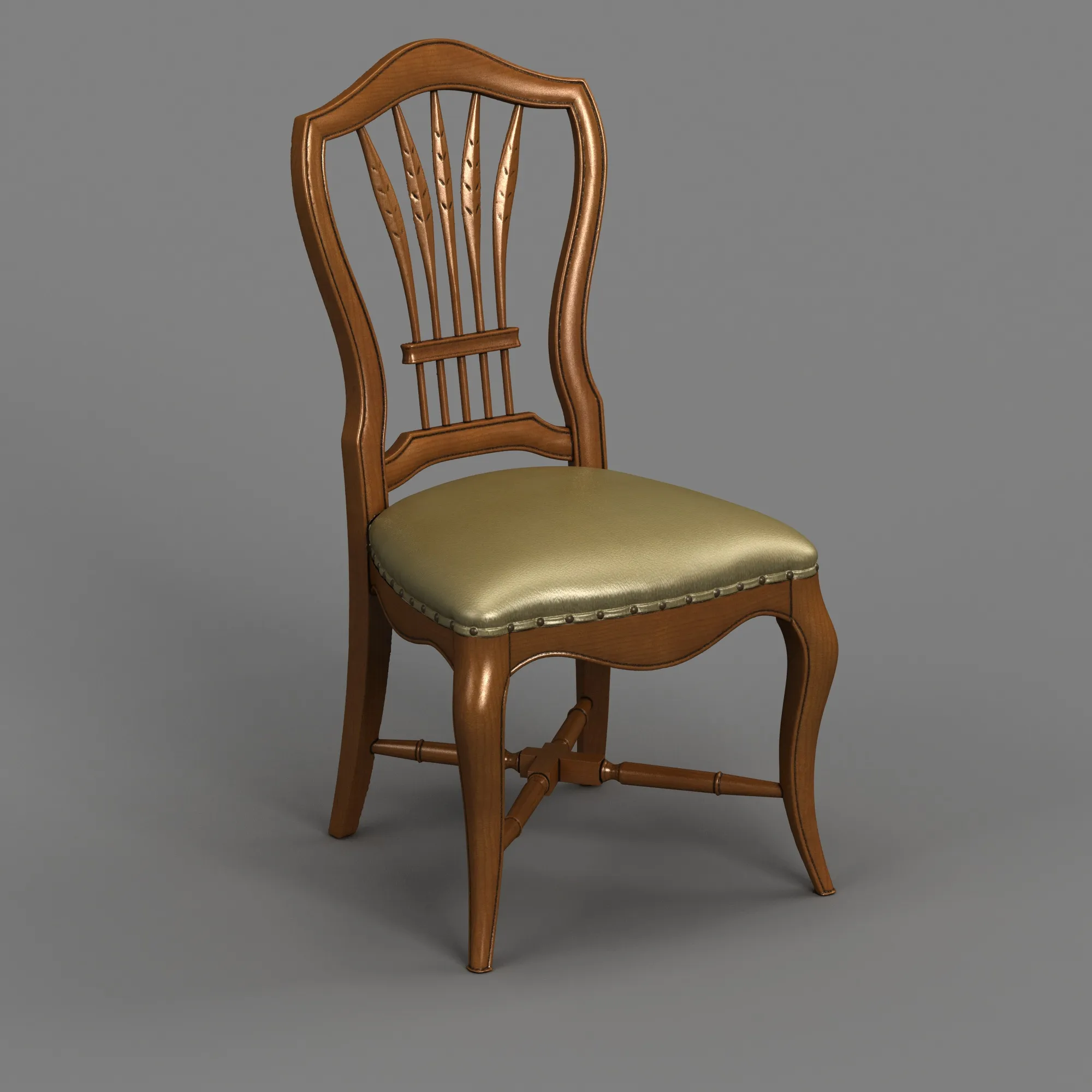 Chair 3D Model .c4d .max .obj .3ds .fbx .stl .blend 