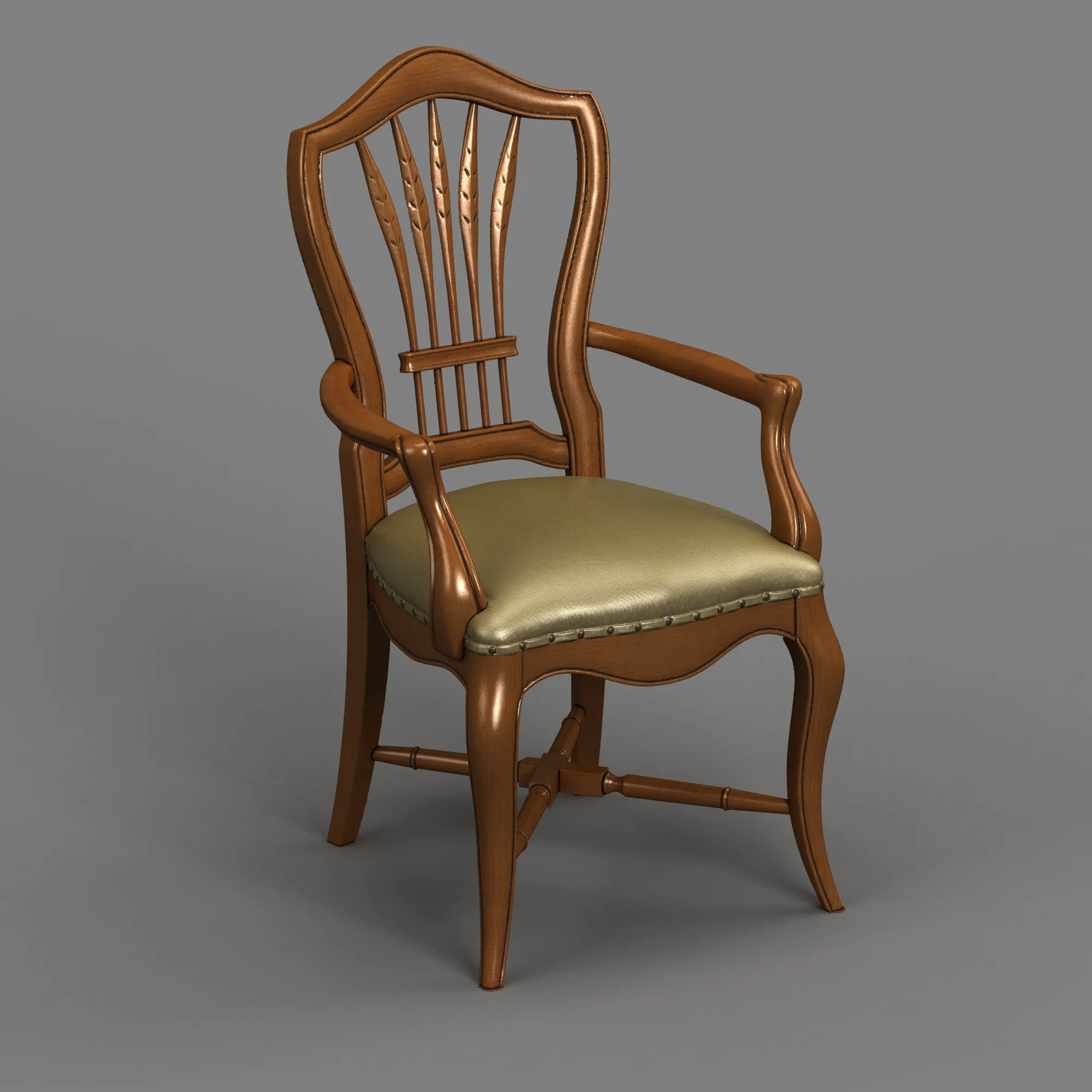 Chair 3D Model .c4d .max .obj .3ds .fbx .stl .blend 