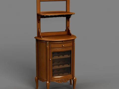 Bar counter 3D Model