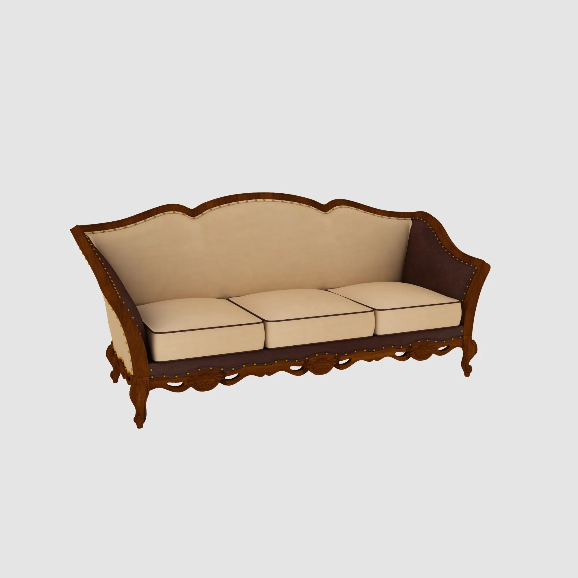Sofe 3D Model .c4d .max .obj .3ds .fbx .stl .blend 