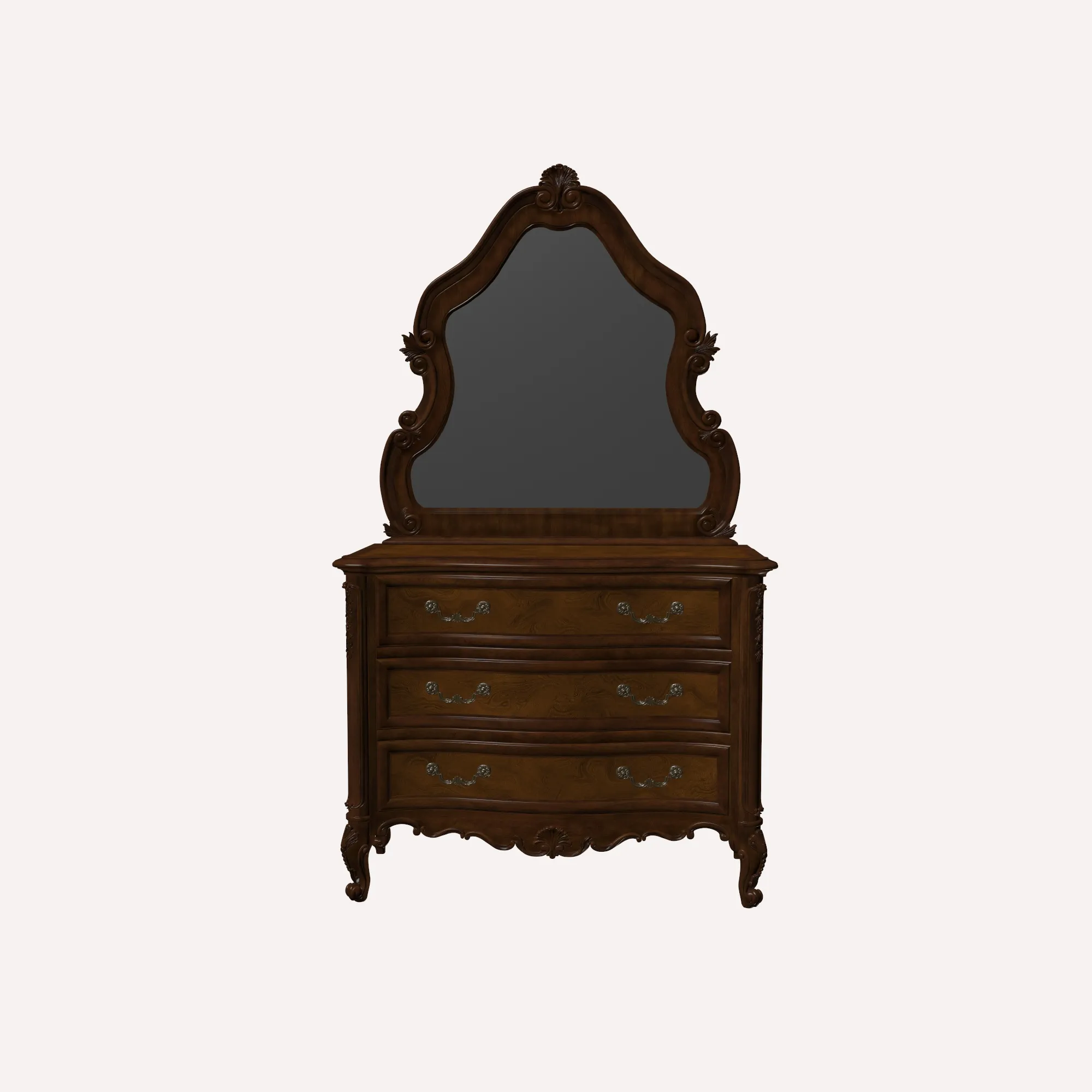 Dressing table 3D Model .c4d .max .obj .3ds .fbx .stl .blend 