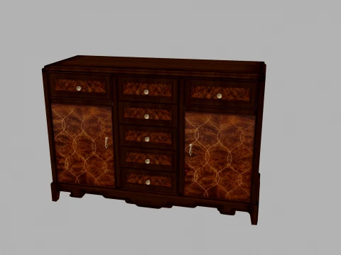 Chest of drawers 3D Model