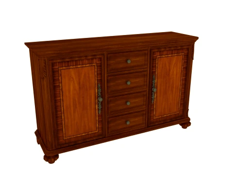 C&ocirc;moda Modelo 3D