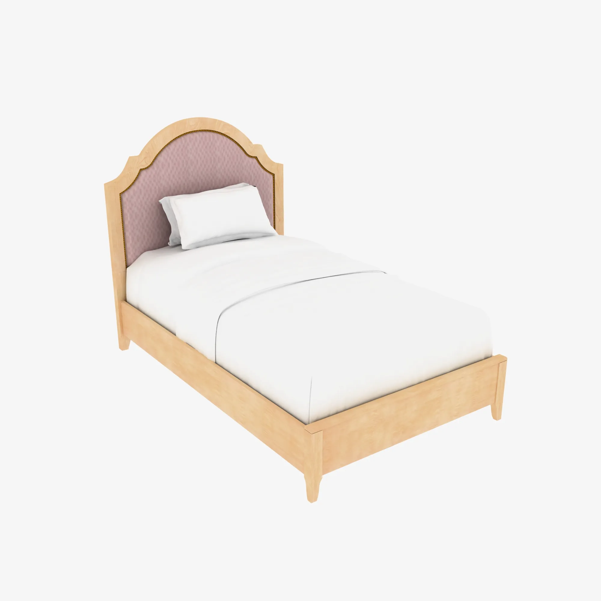 Bed 3D Model .c4d .max .obj .3ds .fbx .stl .blend 