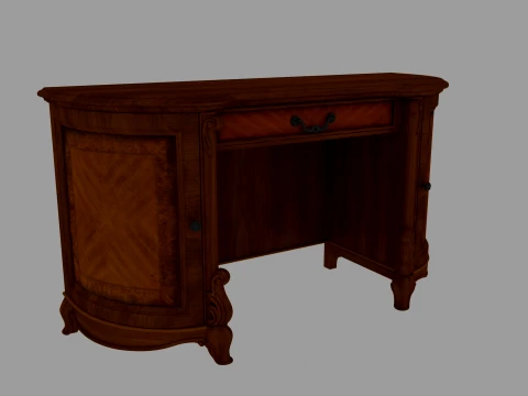 Multi-drawer desk 3D Model