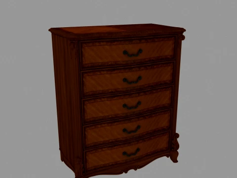 Chest of drawers 3D 모델