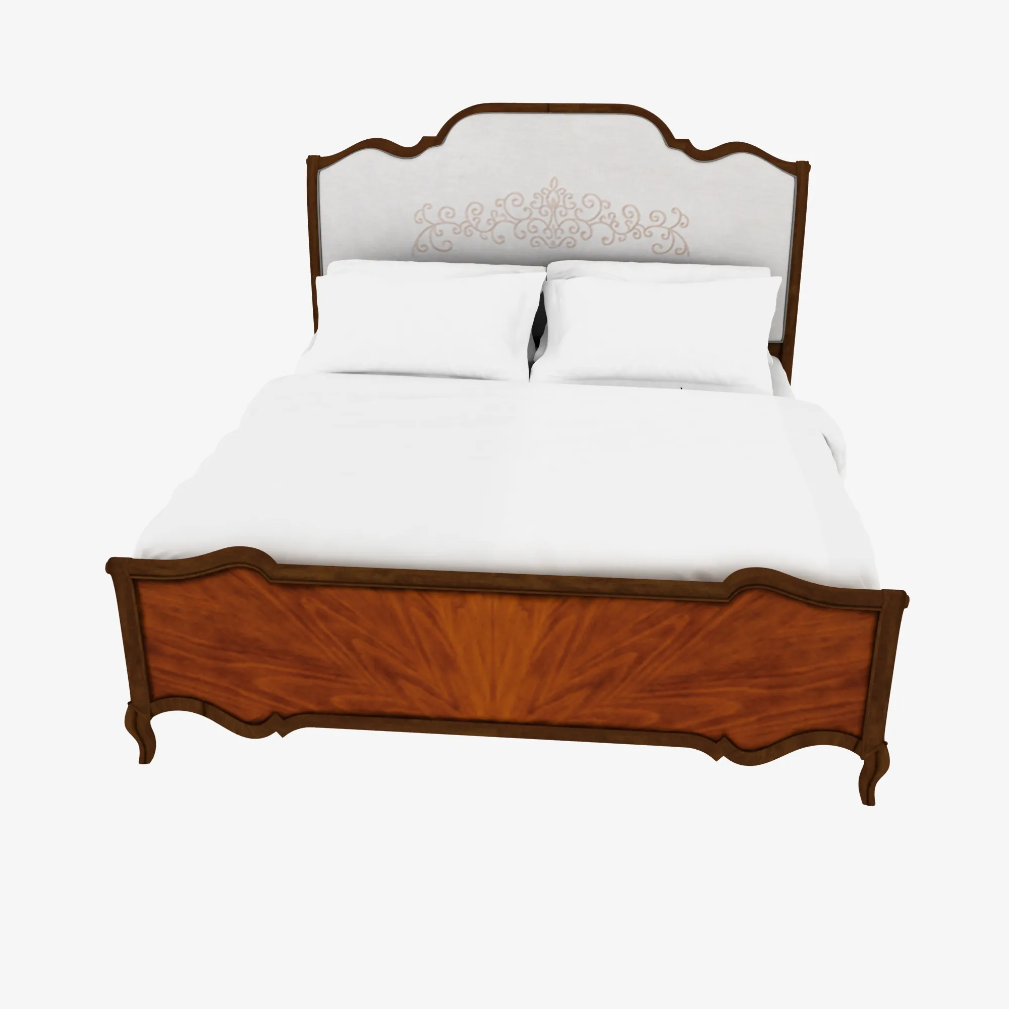 Bed 3D Model .c4d .max .obj .3ds .fbx .stl .blend 