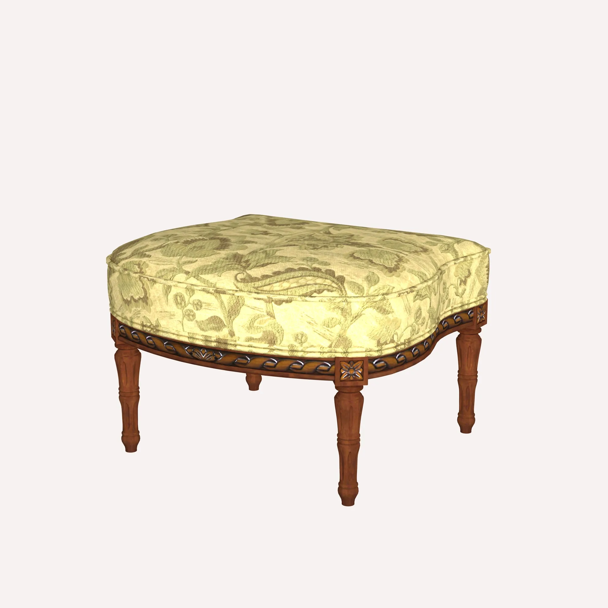 Stool 3D Model .c4d .max .obj .3ds .fbx .stl .blend 