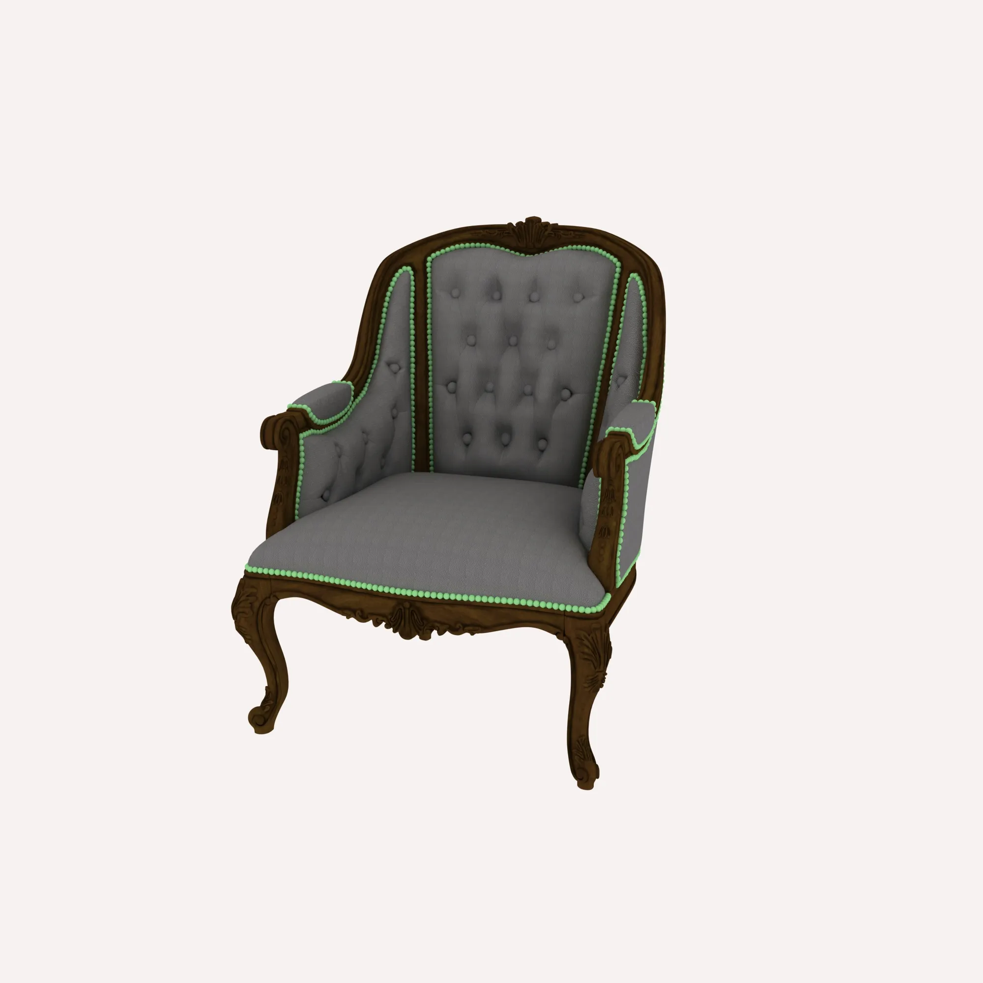 Chair 3D Model .c4d .max .obj .3ds .fbx .stl .blend 