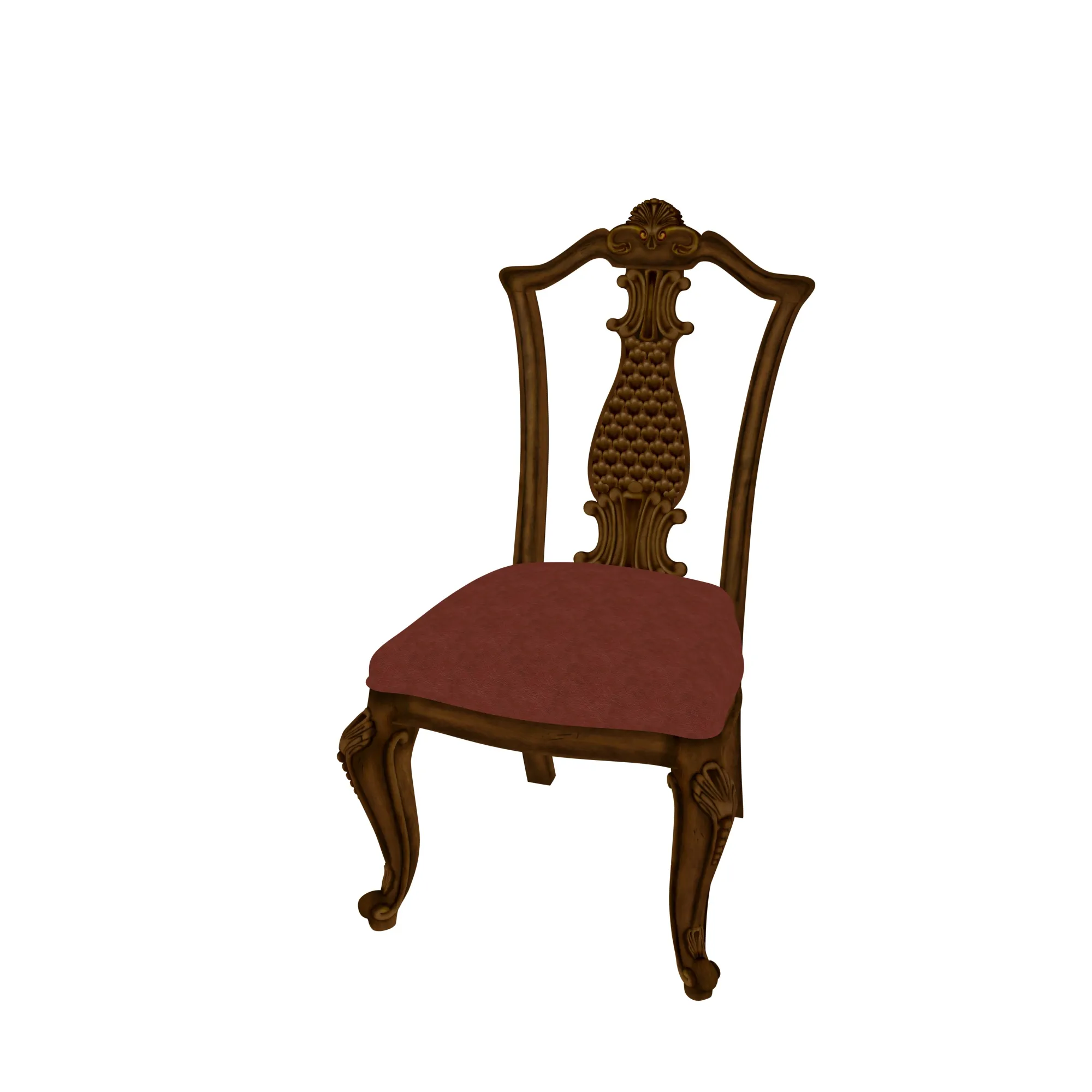 Chair 3D Model .c4d .max .obj .3ds .fbx .stl .blend 