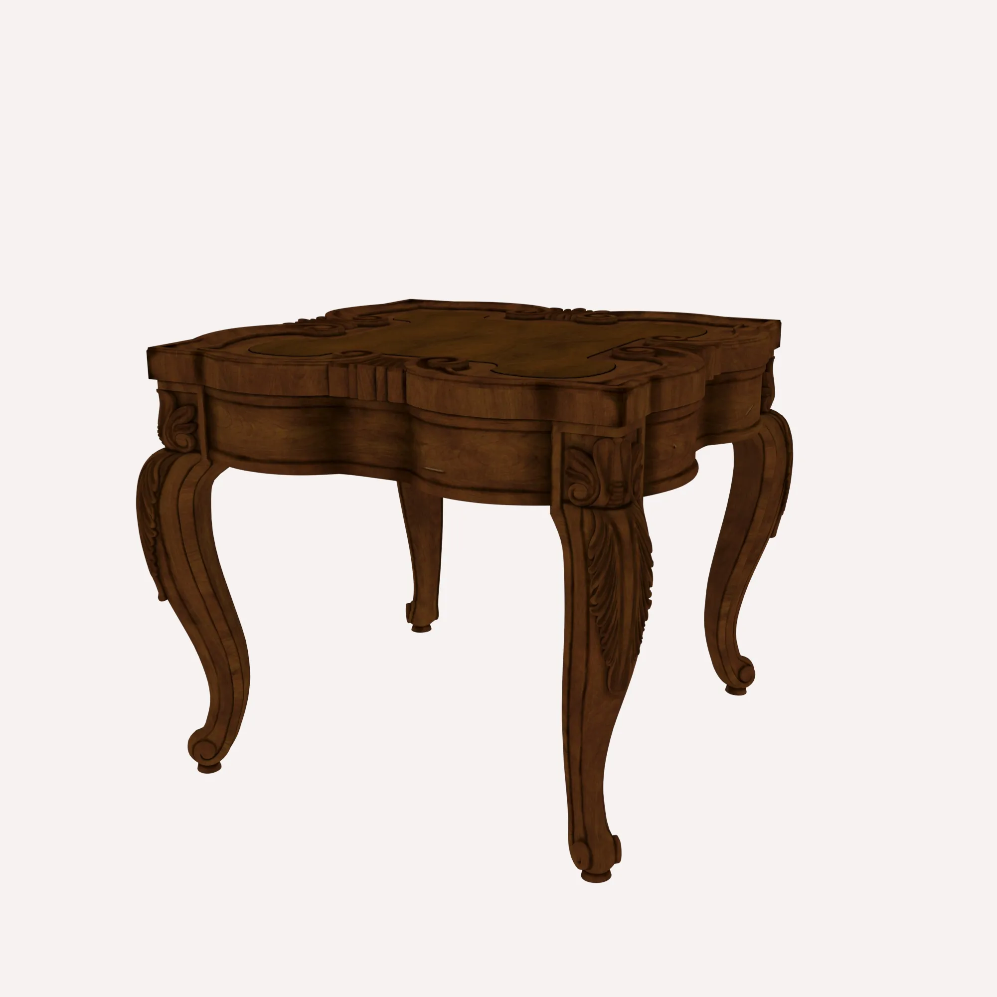 Table 3D Model .c4d .max .obj .3ds .fbx .stl .blend 