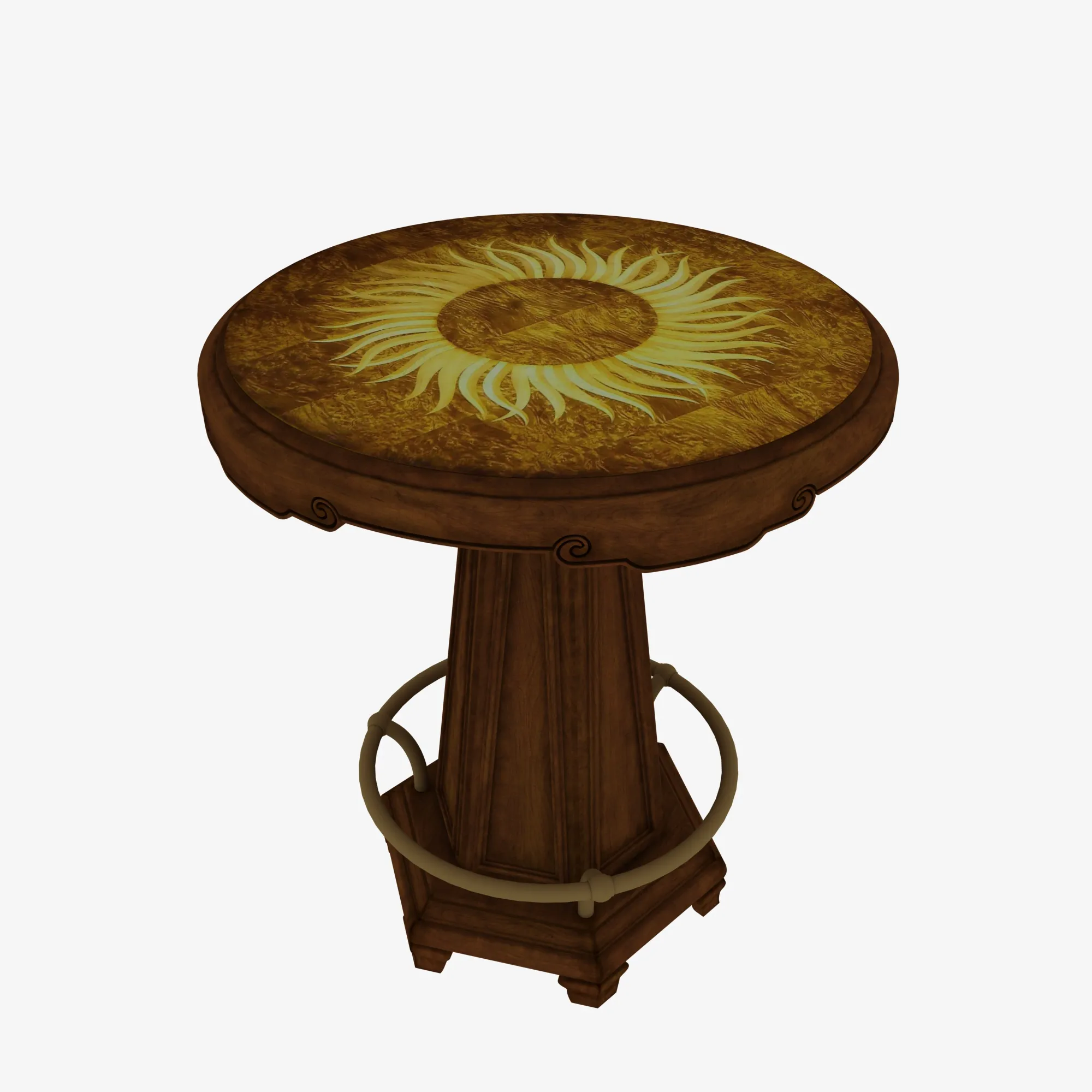 Table 3D Model .c4d .max .obj .3ds .fbx .stl .blend 