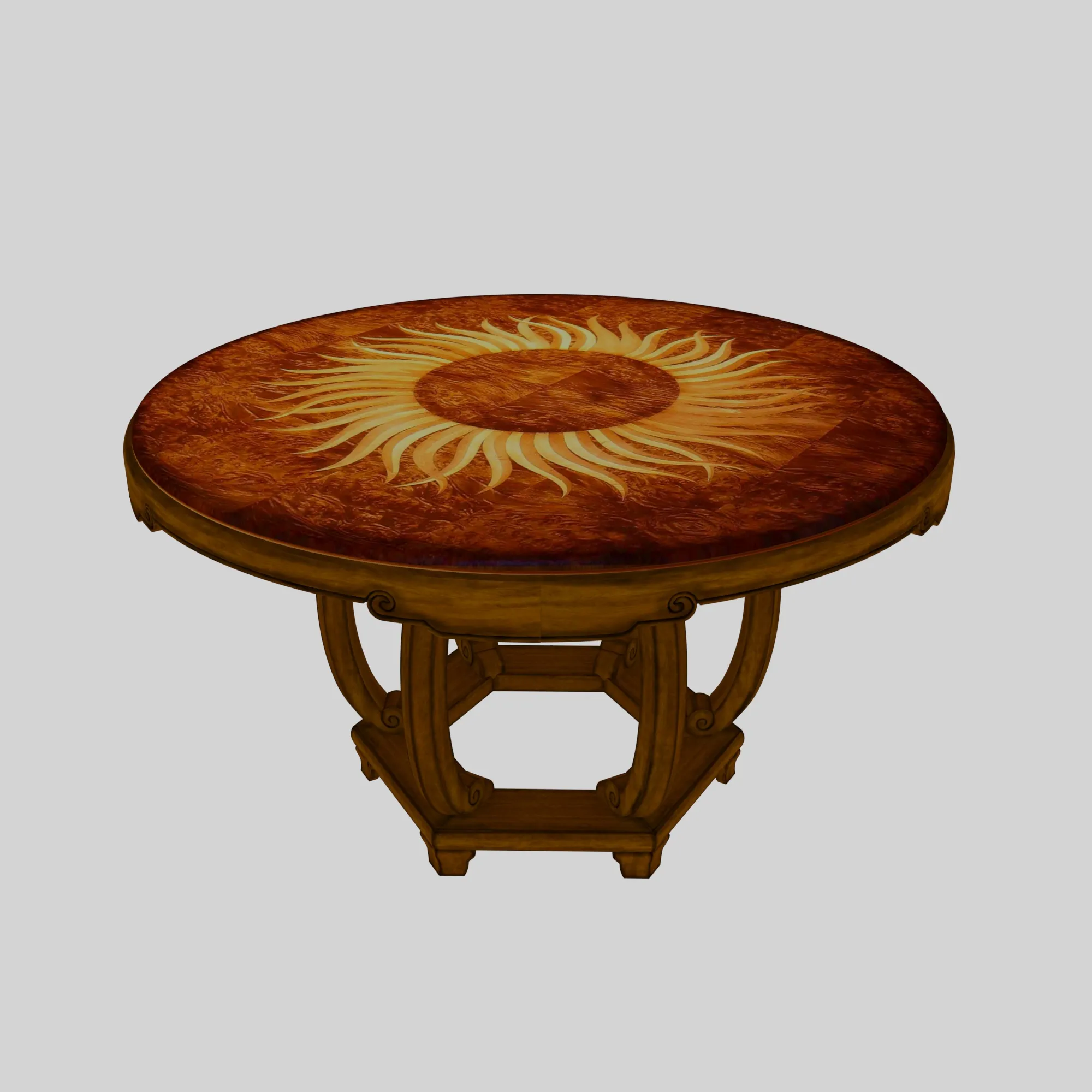 Table 3D Model .c4d .max .obj .3ds .fbx .stl .blend