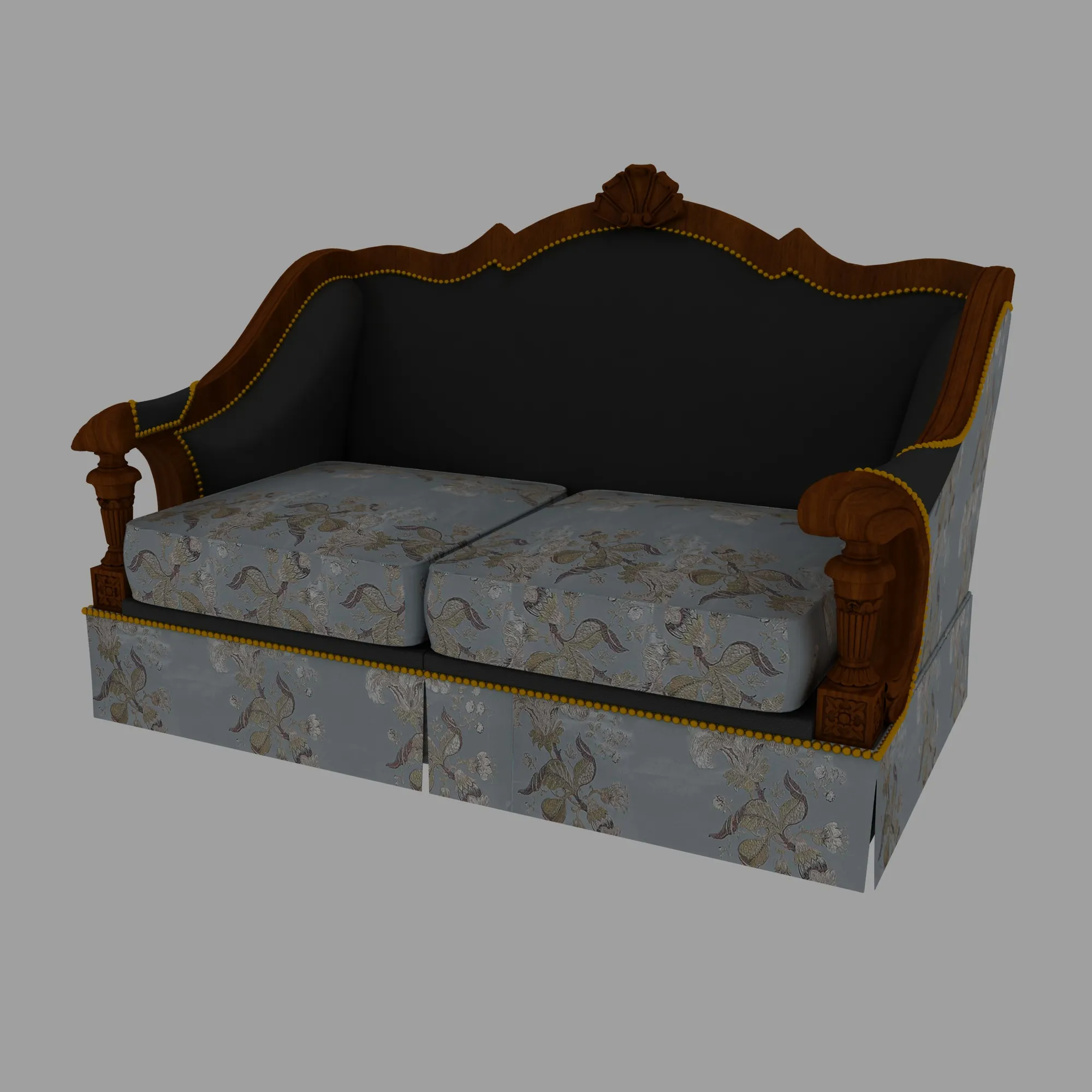 Sofe 3D Model .c4d .max .obj .3ds .fbx .stl .blend 