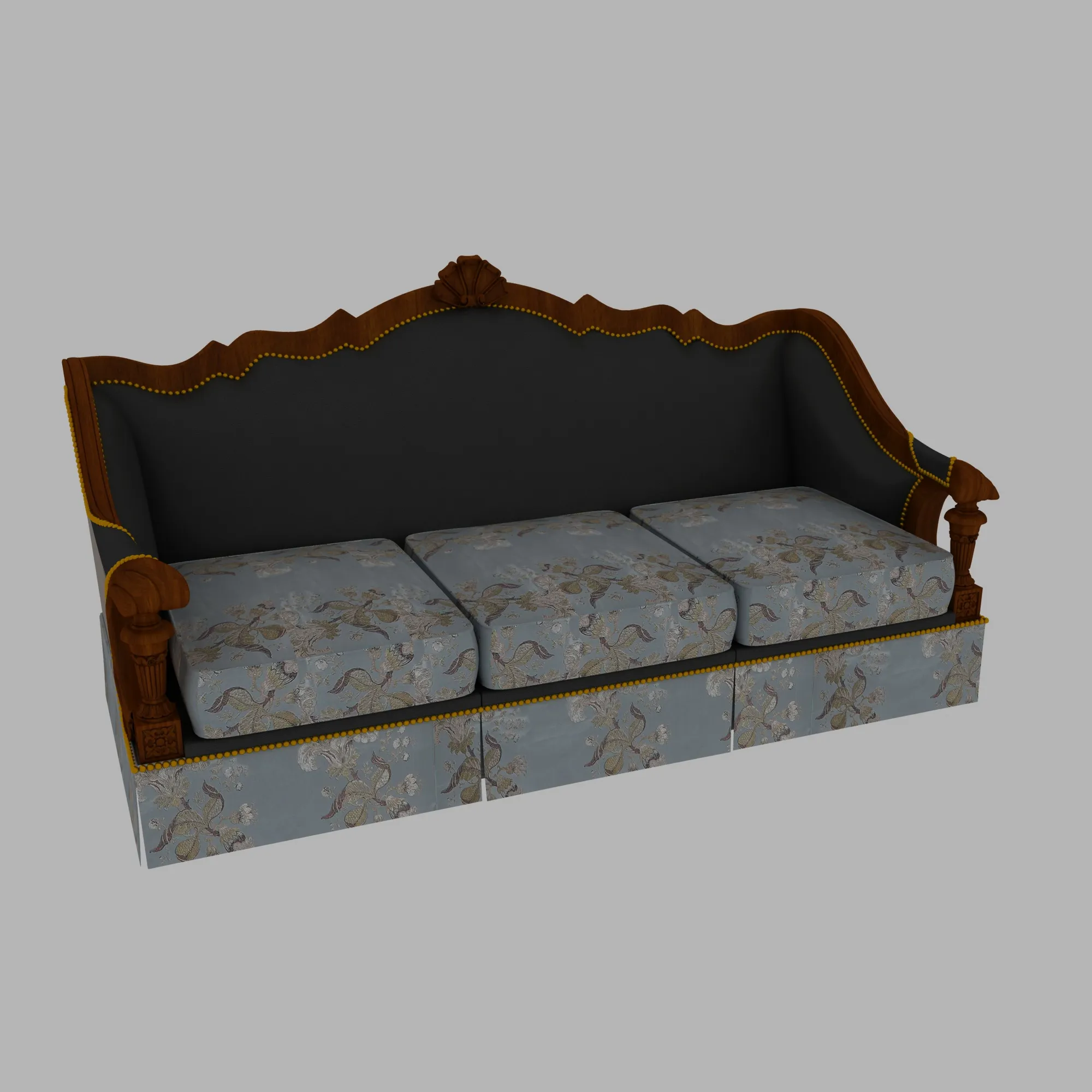 Sofe 3D Model .c4d .max .obj .3ds .fbx .stl .blend 