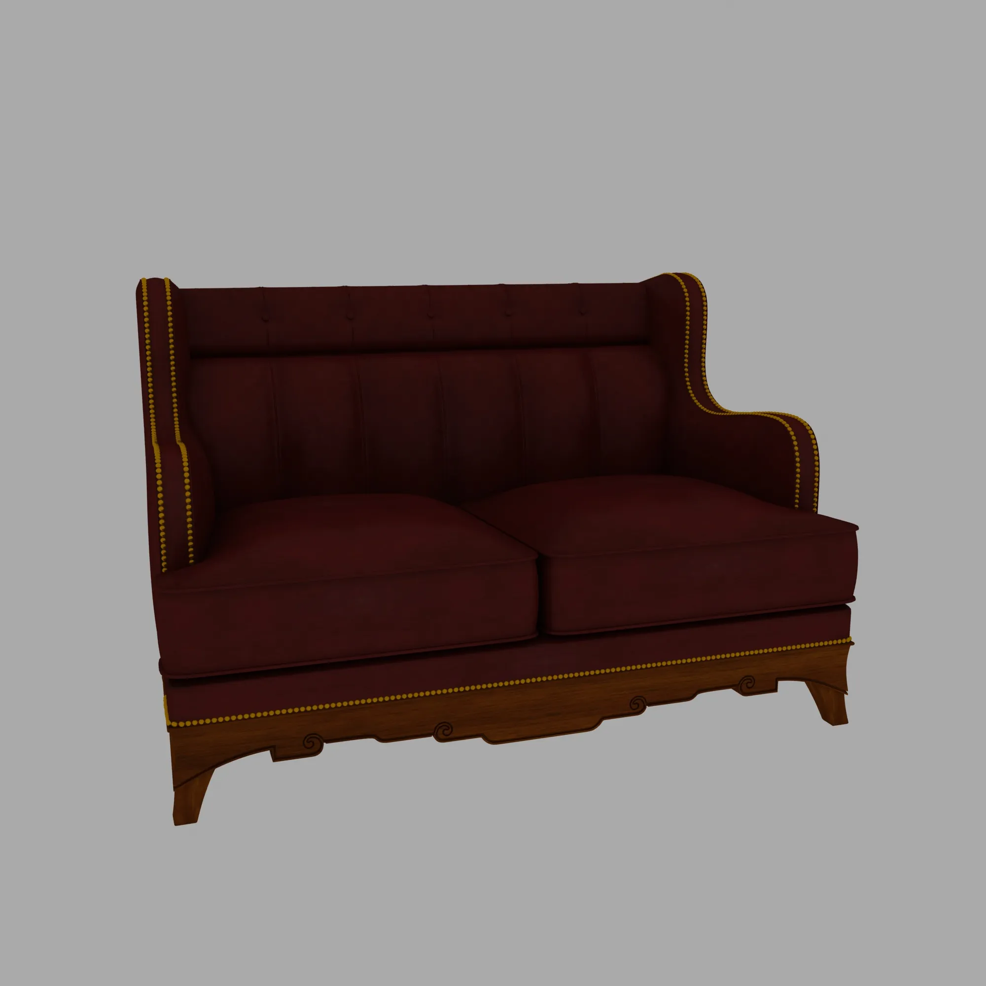 Sofe 3D Model .c4d .max .obj .3ds .fbx .stl .blend 