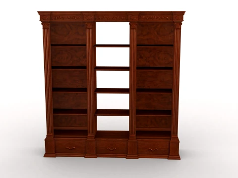 Bookcase 3D Model