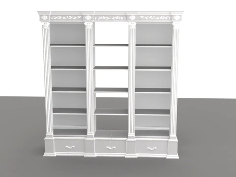 Bookcase 3D Model
