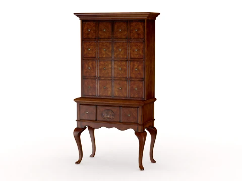 Dual-level cabinets 3D Модель