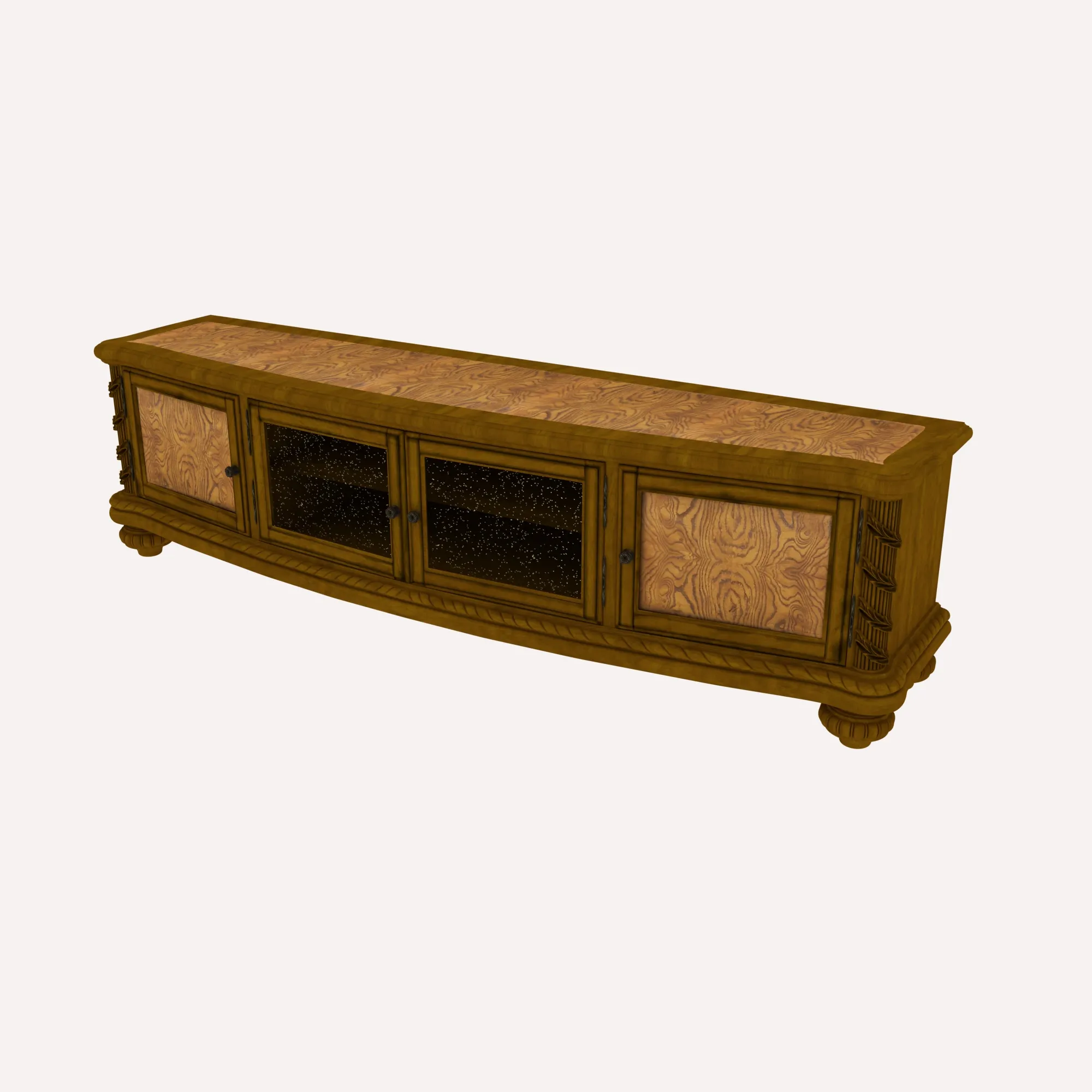 TV stand 3D Model .c4d .max .obj .3ds .fbx .stl .blend 