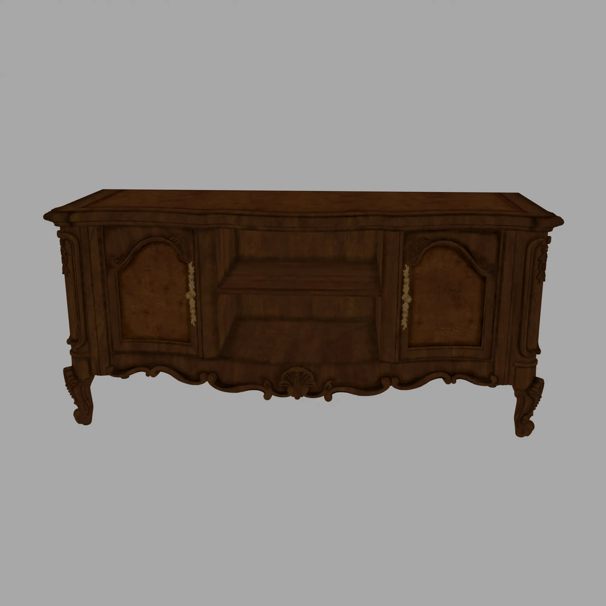 Base cabinet 3D Model .c4d .max .obj .3ds .fbx .stl .blend 