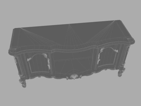 Base cabinet 3D Model
