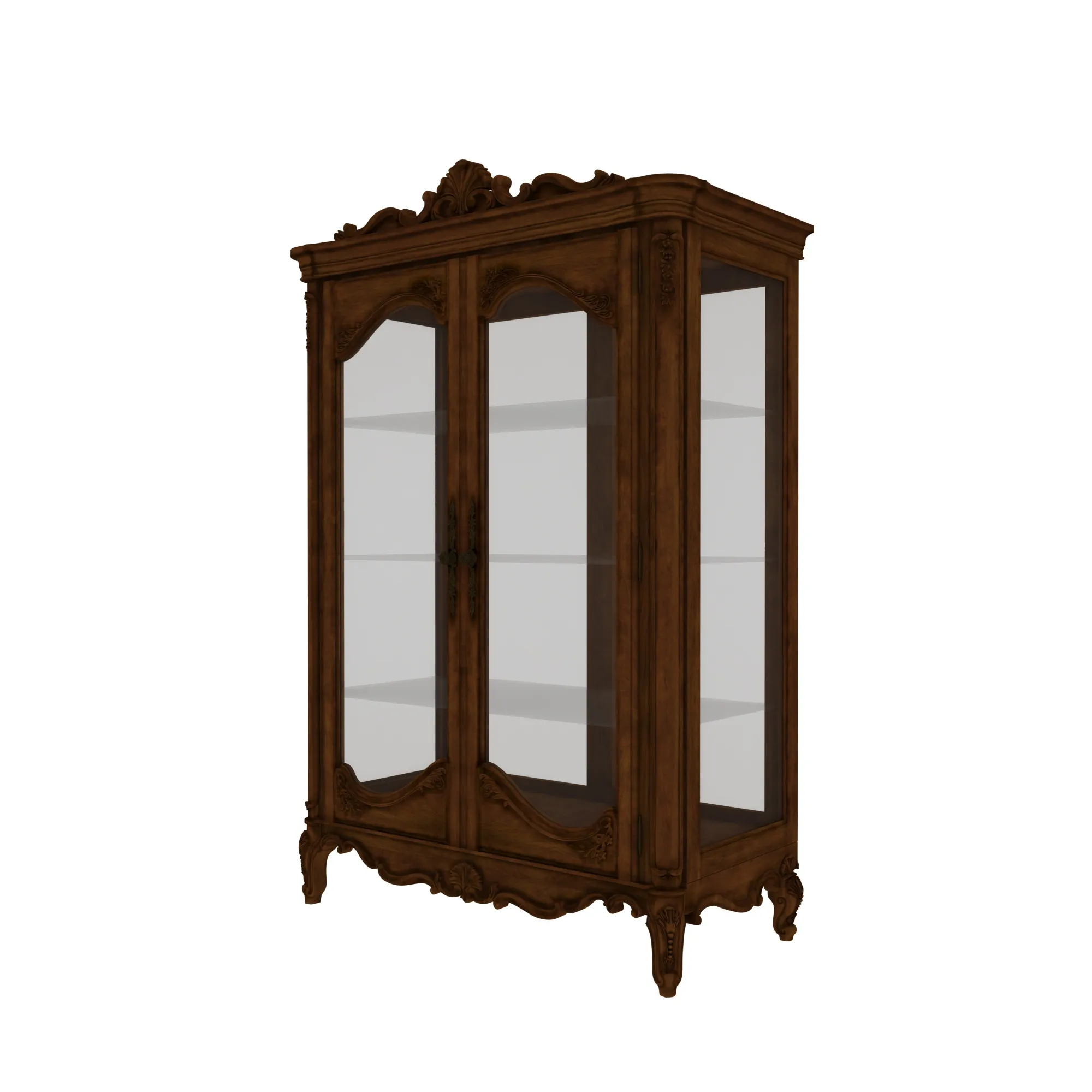 Wine cabinet 3D Model .c4d .max .obj .3ds .fbx .stl .blend 