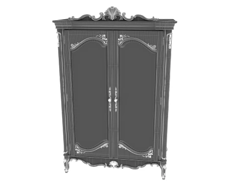 Wine cabinet 3D Model